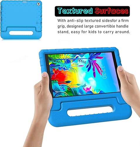 Miniatura 6 de CCambro Funda para niños para LG G Pad 5 10.1 FHD 2019 (Modelo LMT600), ligera espuma EVA suave, duradera, resistente, a prueba de golpes, funda