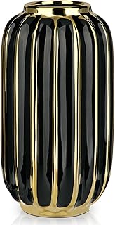 Briful Gold Plated Lantern Ceramic Vase Home Decor Creative Design Porce...