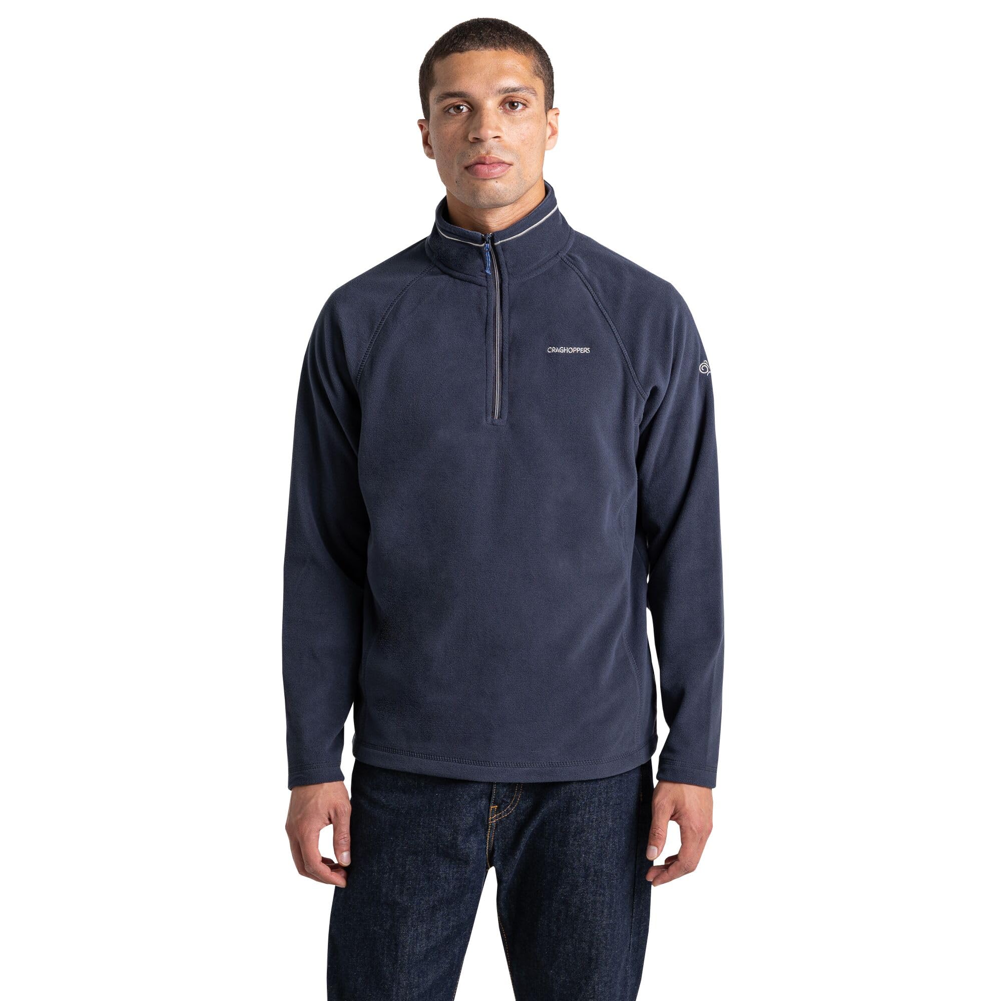 Craghoppers Men' Green Corey Vi Half Zip in Size S, Sports Direct