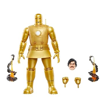 Marvel Legends Series Iron Man Gold Comics Action Figure