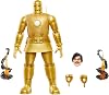 Marvel Legends Series Iron Man Model 01 - Gold، Iron Man Comics Collection 15.5 سم، مجسم متحرك، بطاقة نفطة مستوحاة من الطراز القديم