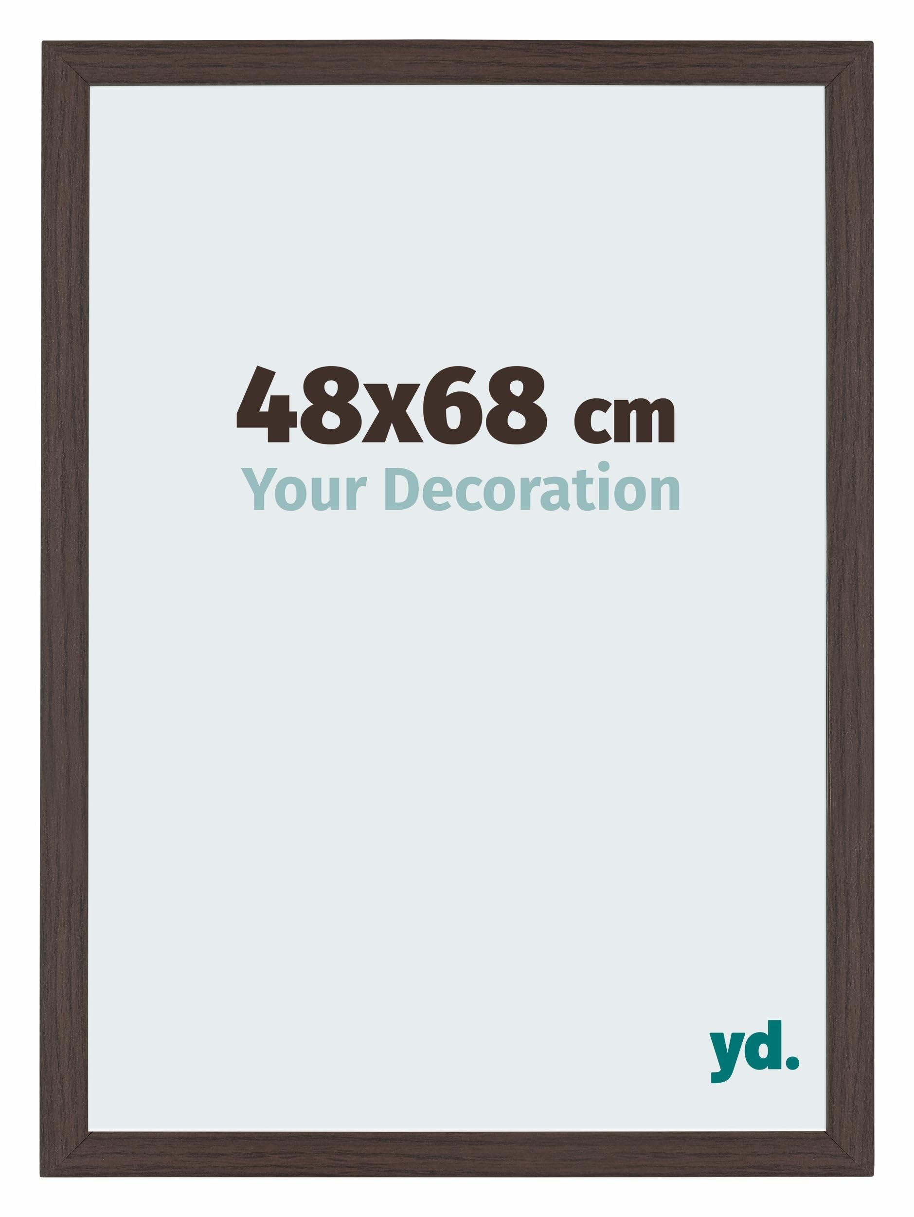 Your Decoration - Puzzle frame 48x68 - Oak Dark - Puzzle frame 500-1000 Pieces - MDF Photoframe - Mura