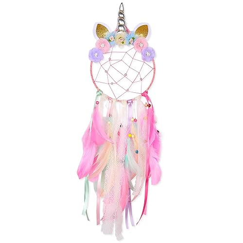 QtGirl Dream Catchers for Kids Unicorn Wall Decor for Girls