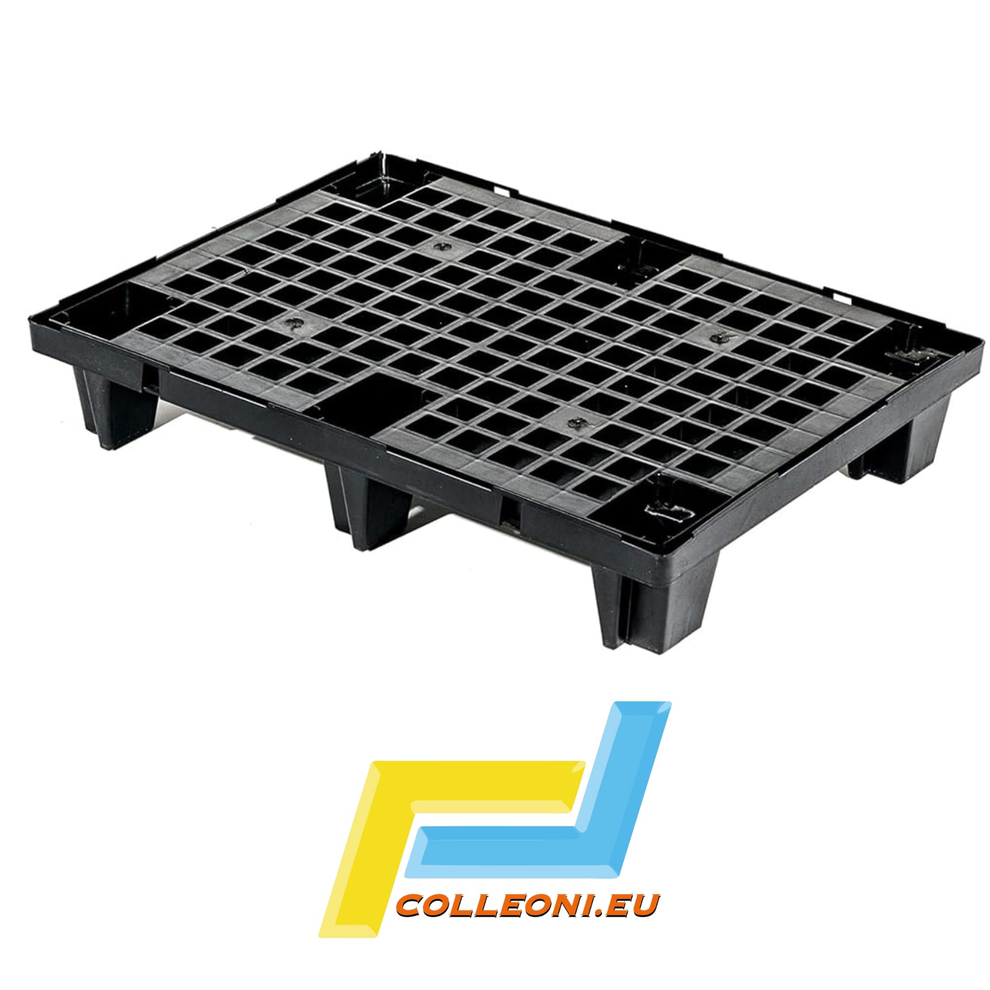 Semillas palet 1/2 palé 60 x 80 cm de polipropileno ecológico (PP) capacidad estática 500 kg capacidad dinámica 250 kg 1 unidad