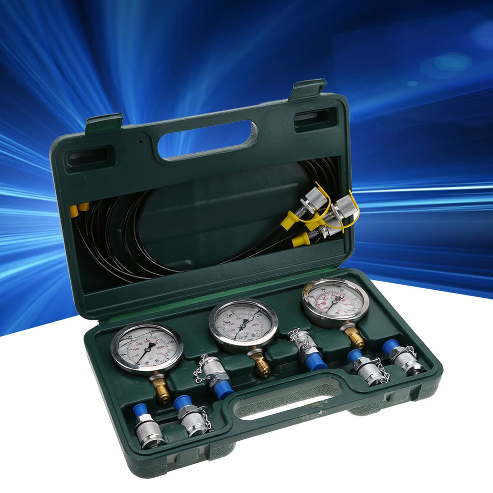Jectse Kit de Acoplamiento de Prueba de Presi¨n Hidr¨ ¢ Ulica, Kit de Prueba de Presi¨®n Hidr¨ ¢ Ulica de Excavadora, de de ¨® ¨ ¢ de Excavadora Con Man¨® Metroy