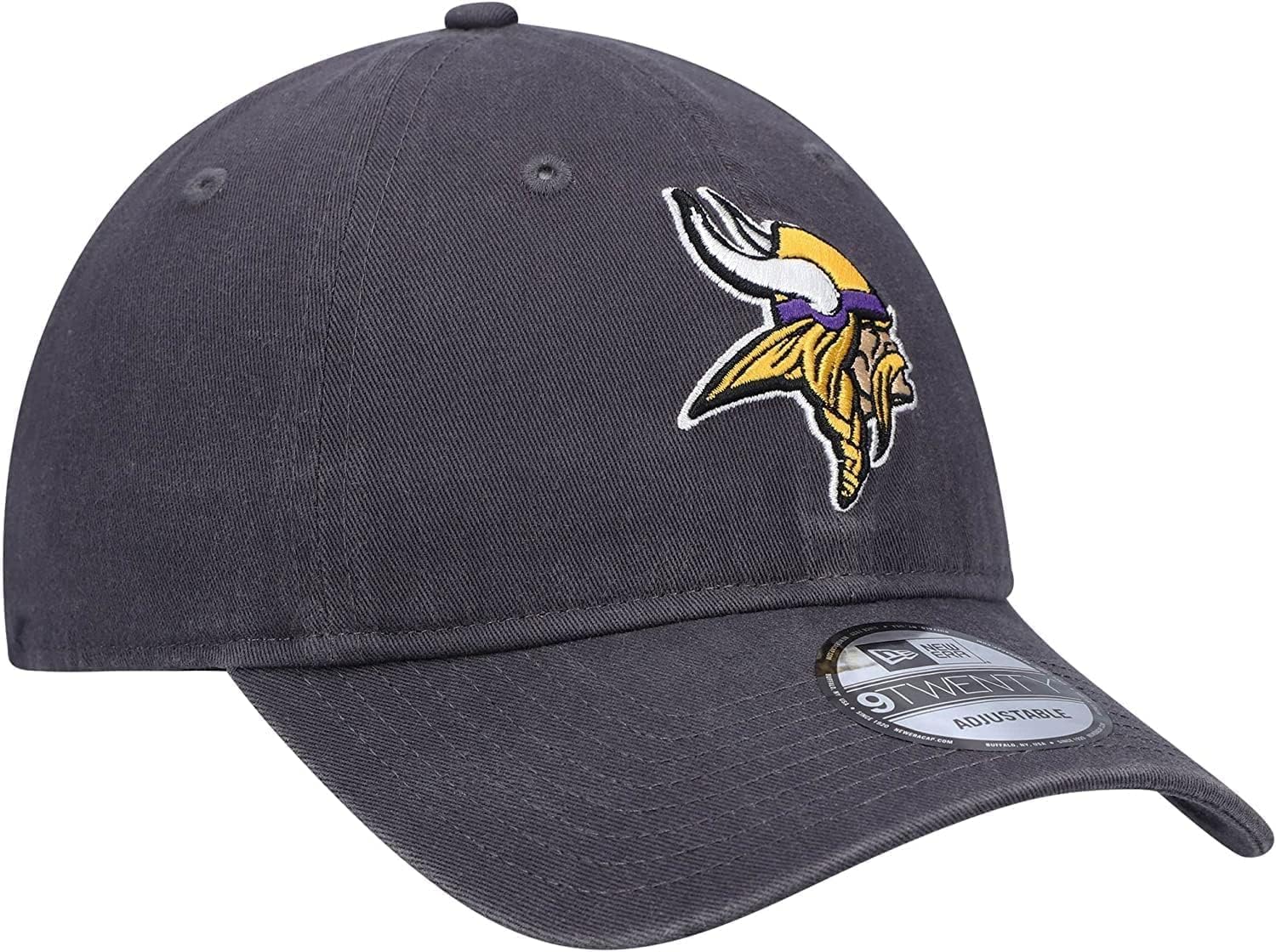 New Era NFL Core Classic 9TWENTY Graphite Adjustable Hat Cap - One Size - Image 3