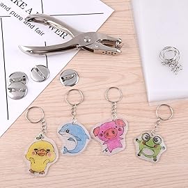 ASTARON 181Pcs Shrinking Plastic Sheets Kit Includes 20 Shrinking Film Art Paper and 161 Pcs Shrinkles Keychains Making Accessories for Kids Craft and Art Supplies