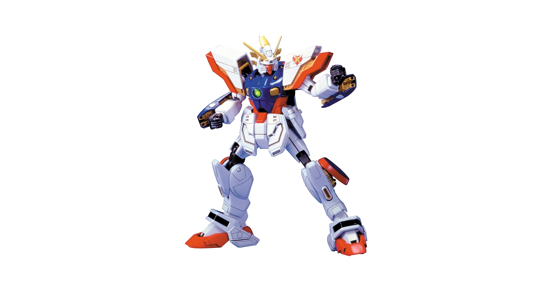 BANDAI Shining Gundam アクションフィギュア 2002年製 Vintage Mobile Fighter Gundam Shining 4” Figure Near