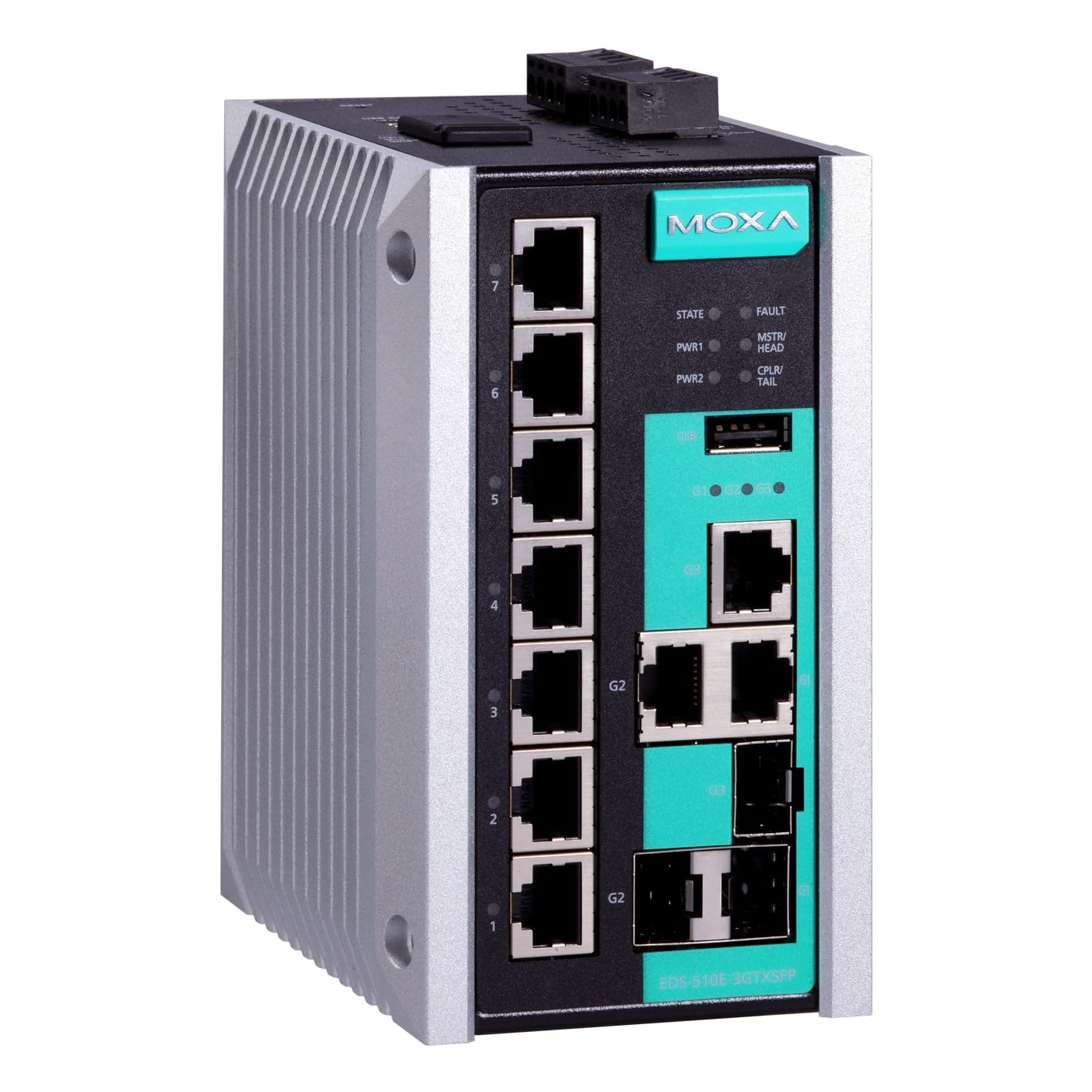 Amazon.com: MOXA EDS-510E-3GTXSFP-T Managed Gigabit Ethernet