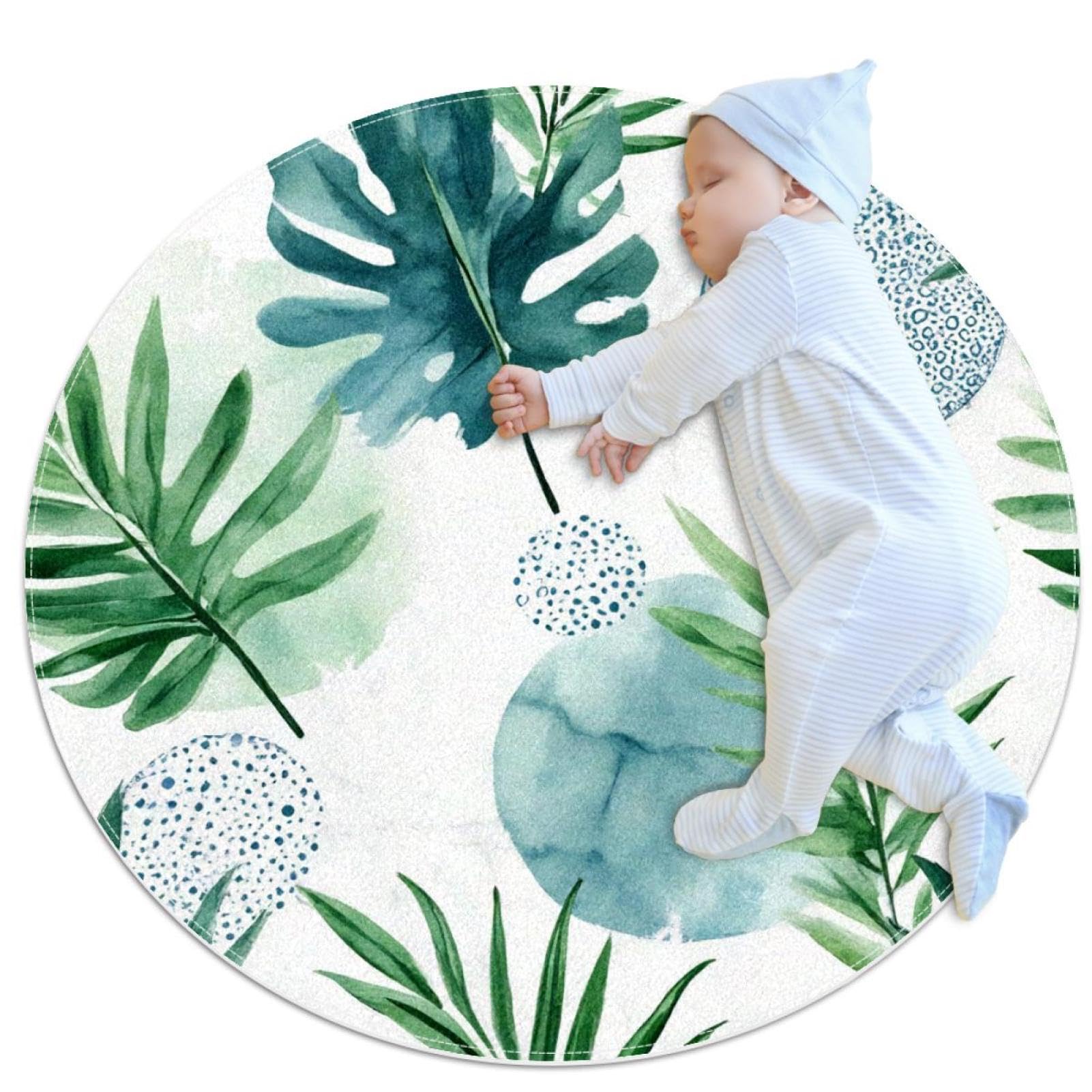 Tapis de salle de bain antidérapant rond 1m pour sol glissant