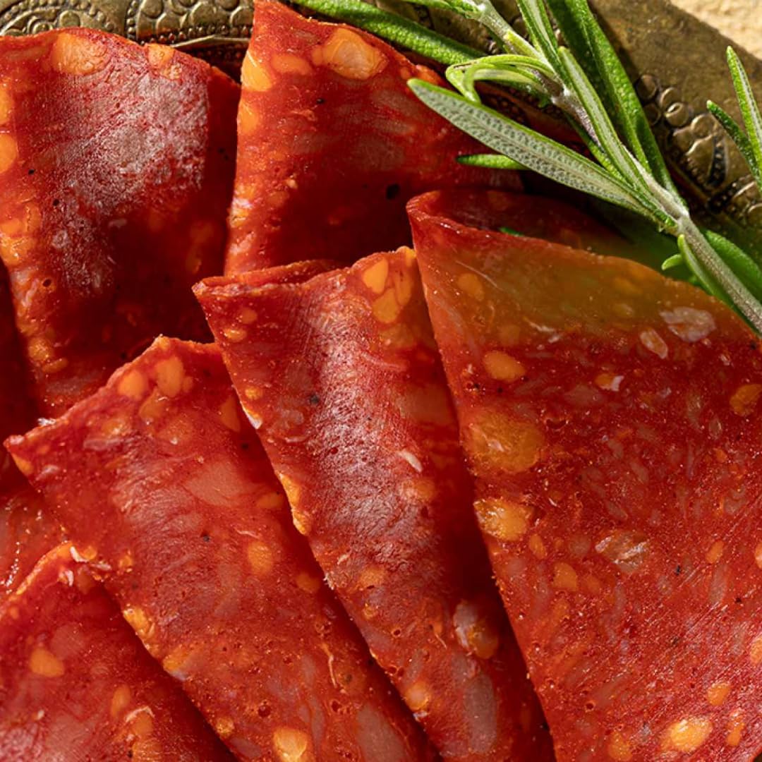 Yayla Truthahnsalami mit Rindfleisch Gerauchert Geschnitten Putensalami zum Frühstück Delikatessen 150 Gramm x 5 STÜCK