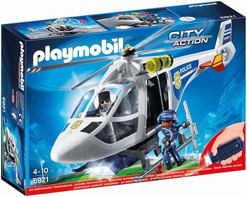 Playmobil Playmobil Violinista Bach 1 Playmobil 6921 · City Action Helicóptero de Policía con Luces LED