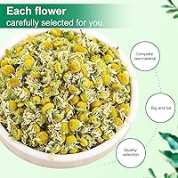 Vista 2 de Essuperty - Té orgánico de manzanilla - Té de hierbas de manzanilla, flores secas de manzanilla -Sin cafeína