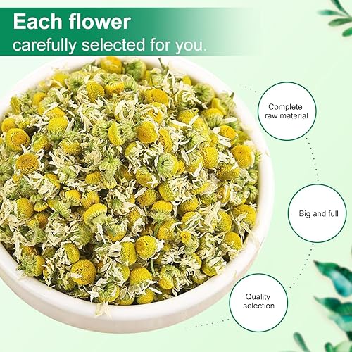 Miniatura 2 de Essuperty - Té orgánico de manzanilla - Té de hierbas de manzanilla, flores secas de manzanilla -Sin cafeína