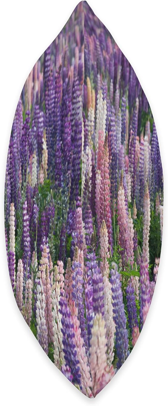 Purple and Pink Flowers Garden Bliss Throw Pillow