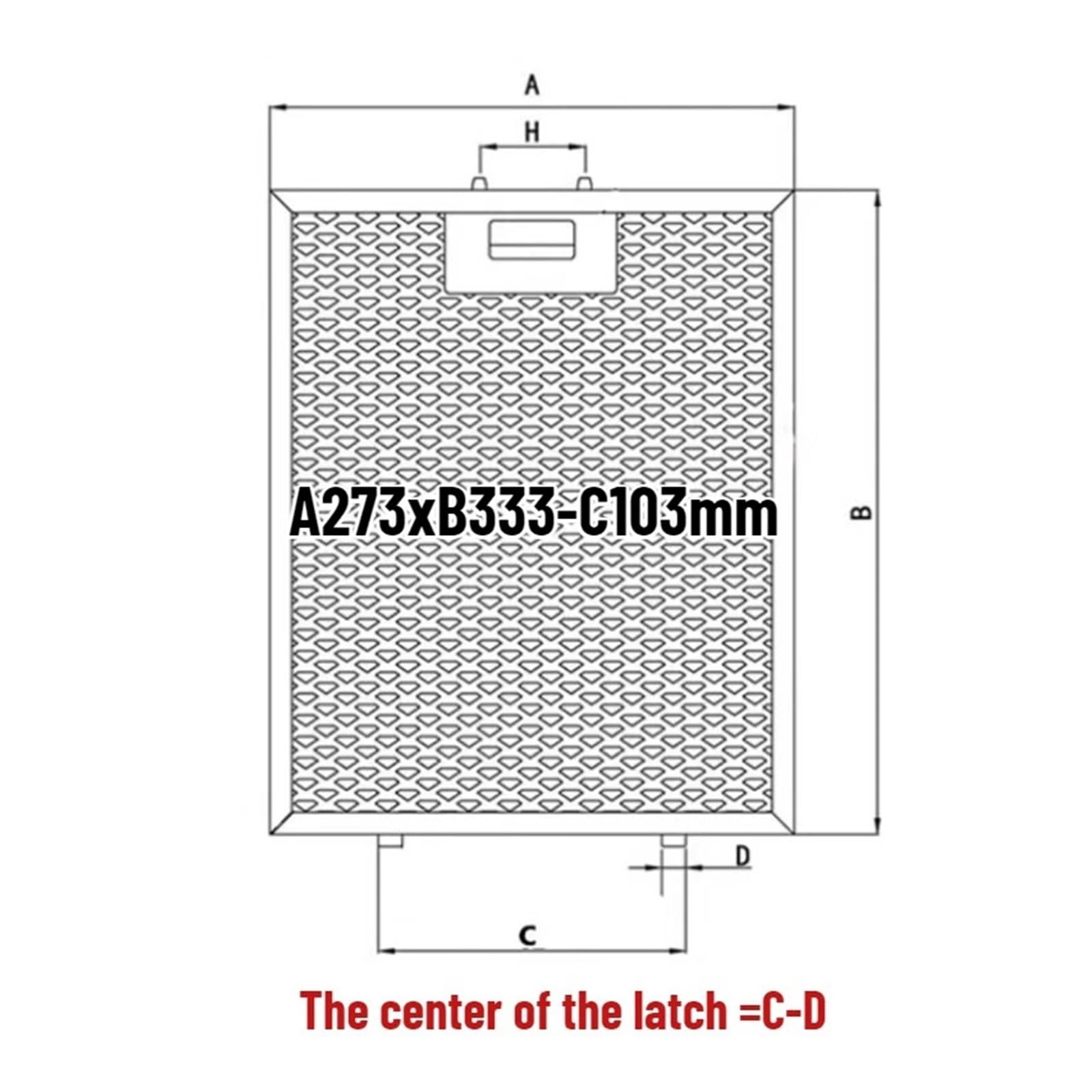 Filtros De Campana Extractora for CXW-198-25 Placa De Aluminio Con Separación De Aceite De Malla Cuadrada De Doble Cara Filtro De Grasa De 5 Capas Filtro De Grasa for Campana Extractora