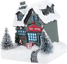 Outanaya 1 Peça Enfeites De Presépio De Casinha Brilhante Ornamento De Farol Adorno Para Mesa De Casa De Vila De Natal Guloseimas De Natal Enchimentos De Saco Edifícios De Vila De Natal