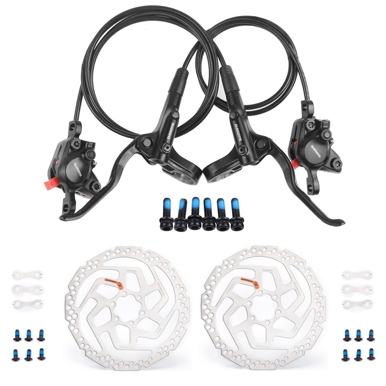 Piston Hydraulic Brakes Shimano MT200 Hydraulic Brake Set