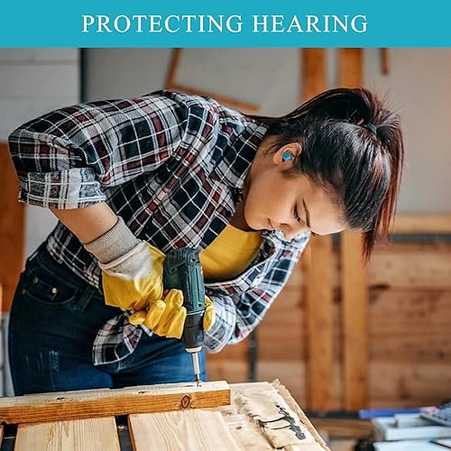 Miniatura 6 de 30 pares de tapones para los oídos de espuma suave, 32 dB desechables con bloqueo de sonido y cancelación de ruido, tapones para los oídos para