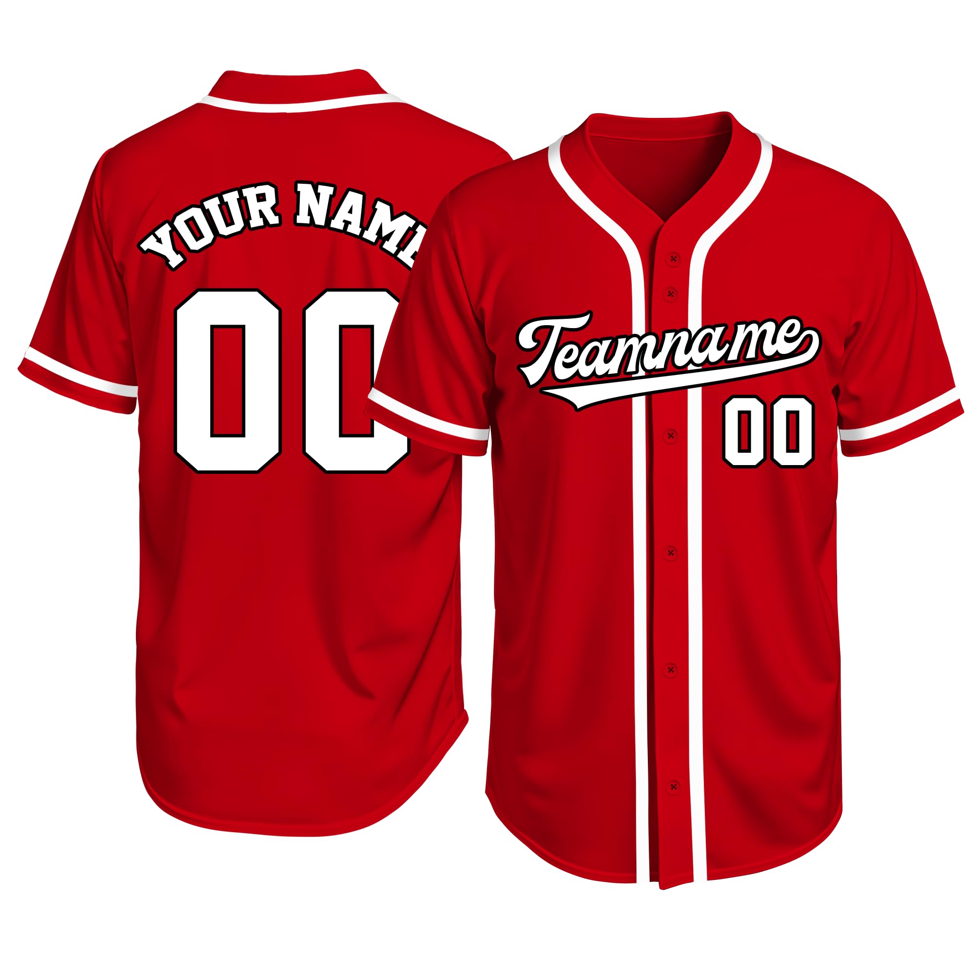 Custom Baseball Jersey Personalized Stitched or Printed Name Number Baseball Shirt Sports Uniform Gifts for Men Women Youth