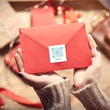 QR Code Stickers Personalized Design Your Own QR Code Stickers for Text Name Picture Photo QR Code Labels Waterproof Vinyl Custom Labels