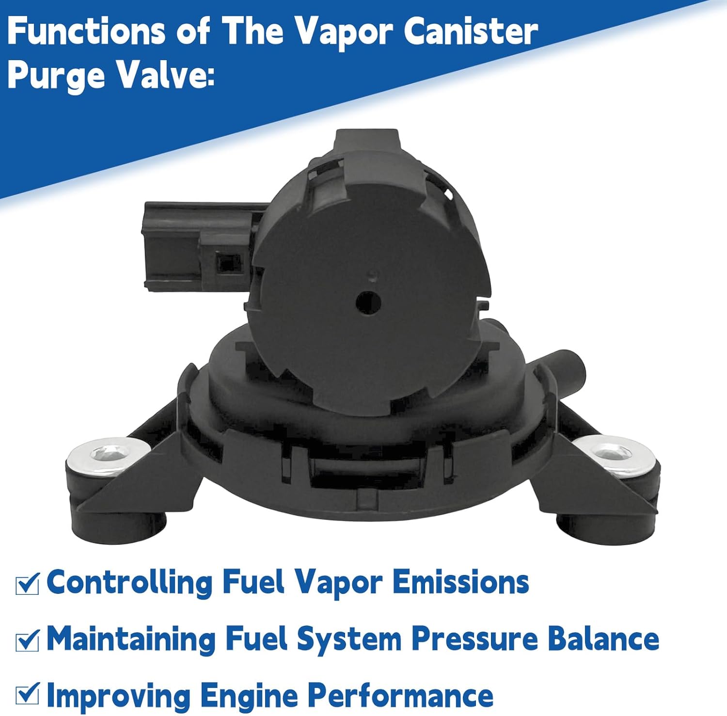 CP426 Vapor Canister Purge Valve Compatible with Ford Expedition F-150 F-250 Lincoln Blackwood Navigator 4.2L 4.6L 5.4L Replace CP426 CP516 PV327 911-231 F75Z9C915AA