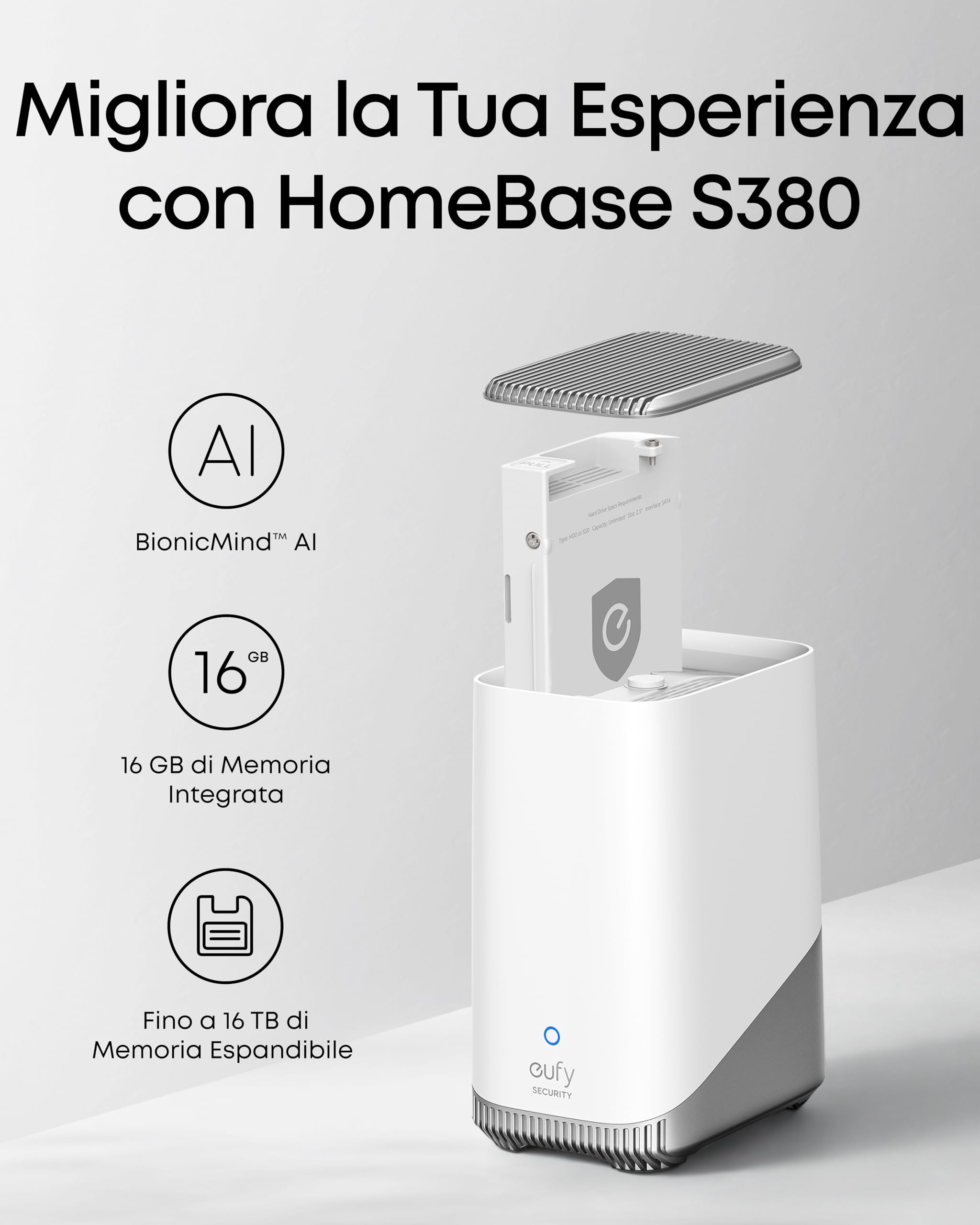 eufy Security Cam E40 Add-on, Telecamera Wi-Fi Esterno con Pannello Solare | Telecamera Aggiuntiva, Sicurezza Wireless, Risoluzione 2K, Visione Notturna MaxColor, IP67.