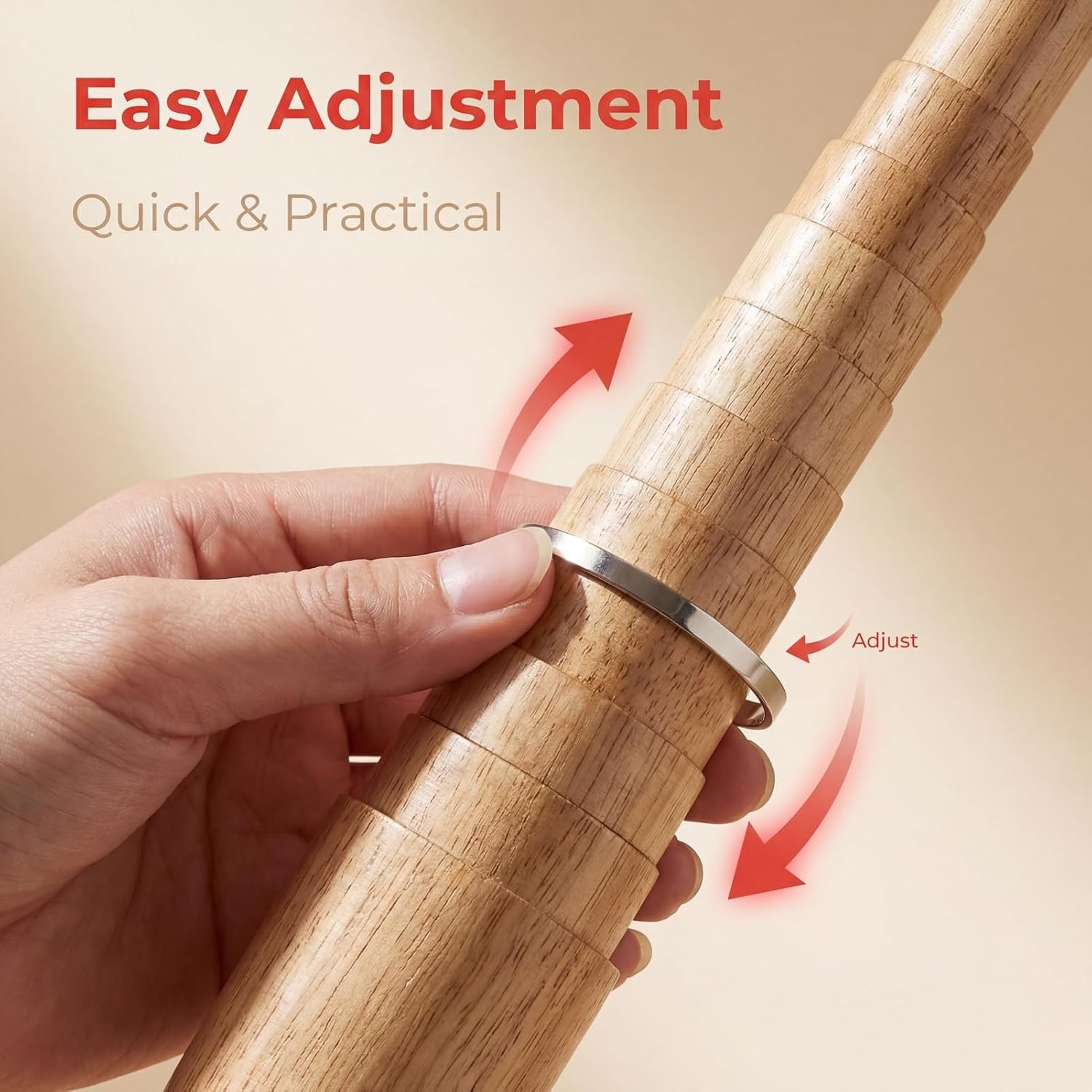 Bangle Mandrel, Wooden Bracelet Mandrel Economical Step Design for Jewelry for Bracelet for Wristband
