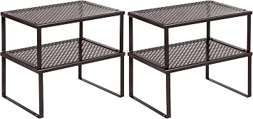 SONGMICS Cabinet Shelf Organizer