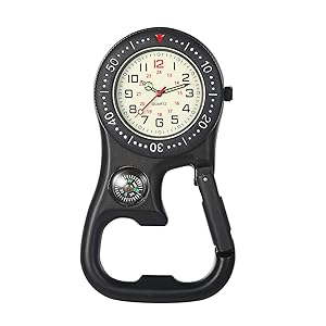 JewelryWe Quartz Clip Watch