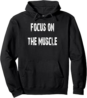 Focus on the Muscle Fitness Training Workout Pullover Hoodie
