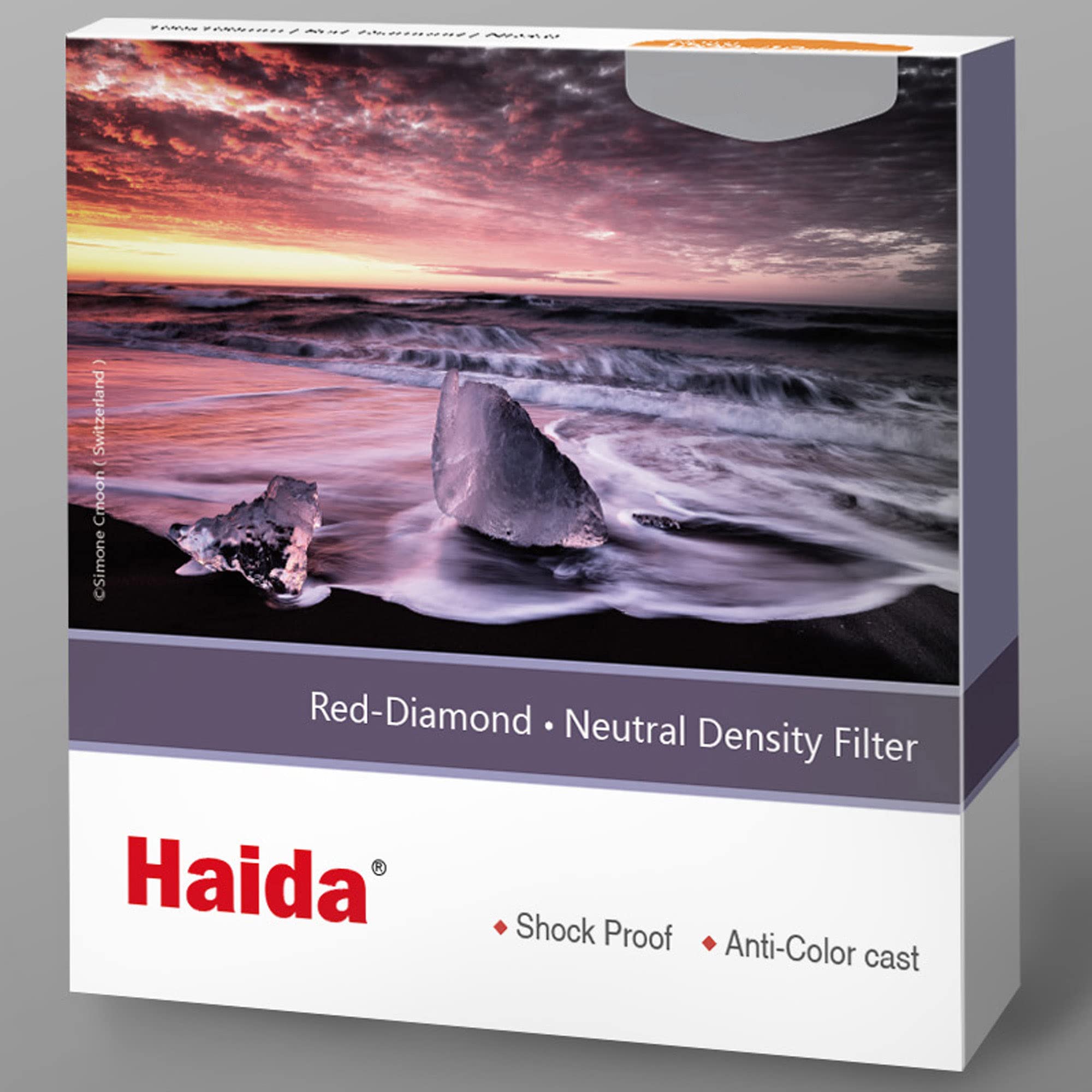 Haida Diamant Rot ND Filter 100 Mm, ND16, 4 Stops – Stoßfestes Optikglas Für Profi-Fotografie