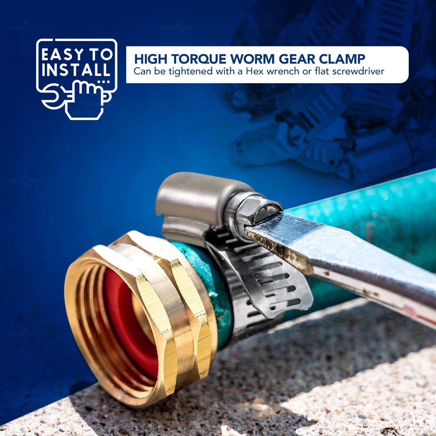 2 In Worm Gear Tube &amp; Hose Clamps - Industrial Supply