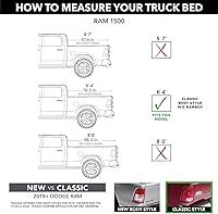 Vista 34 de RealTruck TruXedo Pro X15 – Funda enrollable y suave para cama de camioneta 1445901 Compatible con Dodge Ram 1500 2009-2018, 2019-2020 Classic