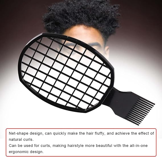 Socobeta Afro Twist Comb, Two-In-One Double Ended Men Afro Curly Hair Comb Coils Dreads Hair Styling Tool for Men Women