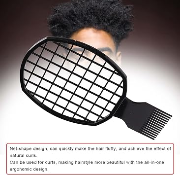 Socobeta Afro Twist Comb, Two-In-One Double Ended Men Afro Curly Hair Comb Coils Dreads Hair Styling Tool for Men Women