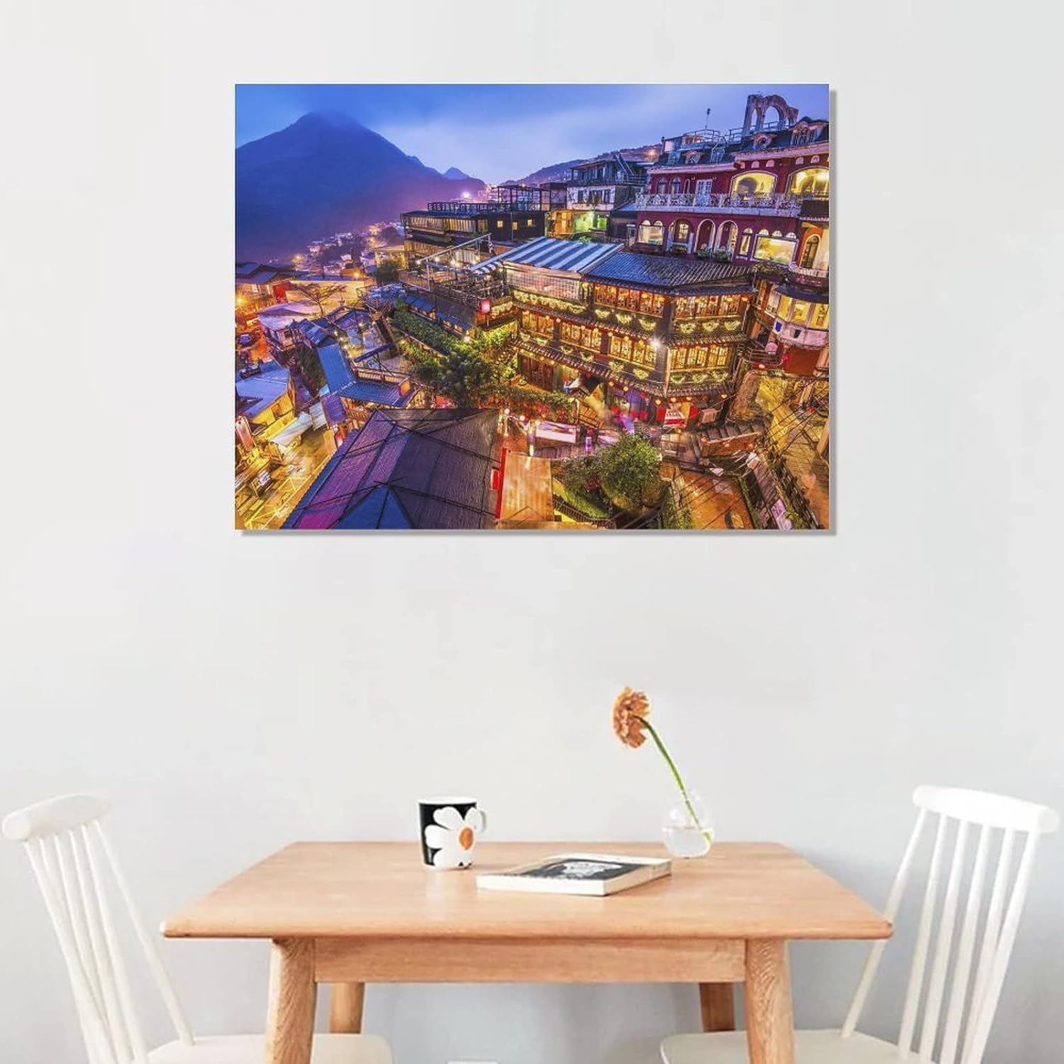 絵画 (額付き) Amazon.co.jp: アンリ・リヴィエール 建設中のエッフェル塔