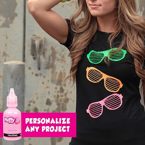 Miniatura 9 de Puffy Bulk Buy Paint - Juego de 30 pinturas 3D no tóxicas de alta calidad. Seguro para niños, ideal para proyectos escolares, permanente en tela,