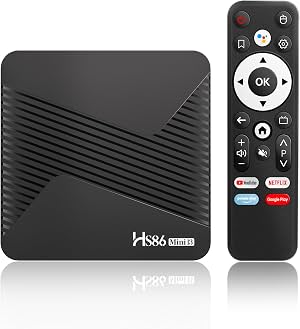2026 Android 14 TV Box, Android Box 2GB RAM 16GB ROM RK3528A Quad-Core para Smart TV, Decodificación de Video 4K HD y Salida de Video HDR 10, Soporta WiFi6 2.4Ghz/5.0Ghz BT 5.0 TV Box