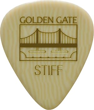 Golden Gate MP-341 Deluxe Flat Pick - The Sideman - Ivoroid - Stiff
