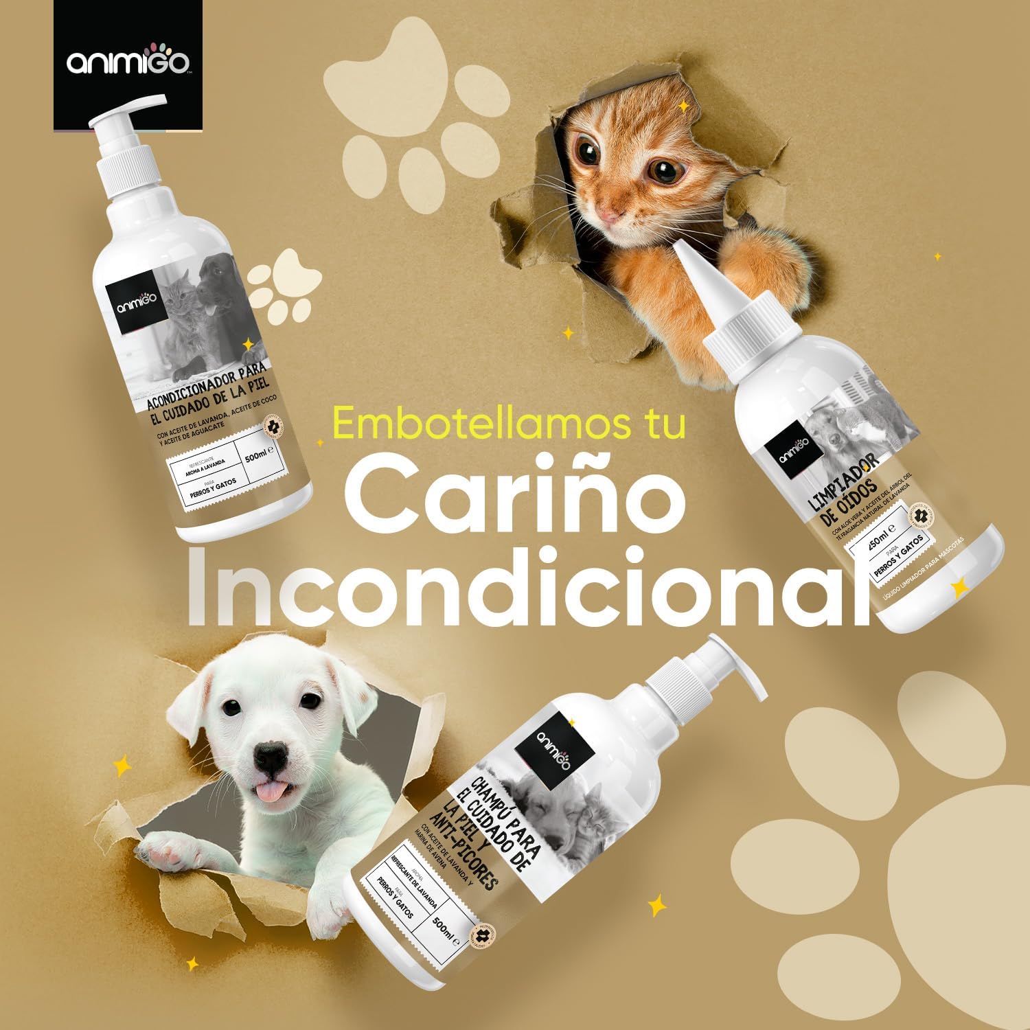Acondicionador para Perros y Gatos 500 ml - Suavizante Natural con Aguacate y Aceite de Coco para Mascotas - Mascarillas para Perros de Pelo Largo y Corto, Desenredantes, Hidratantes e Hipoalergénicas 9
