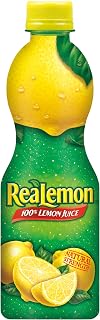ReaLemon 100% Lemon Juice from Concentrate, 8 Fl Oz Squeeze Bottle - Ideal for Recipes, Marinades & Beverages