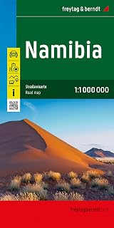 Namibia, road map 1:1,000,000
