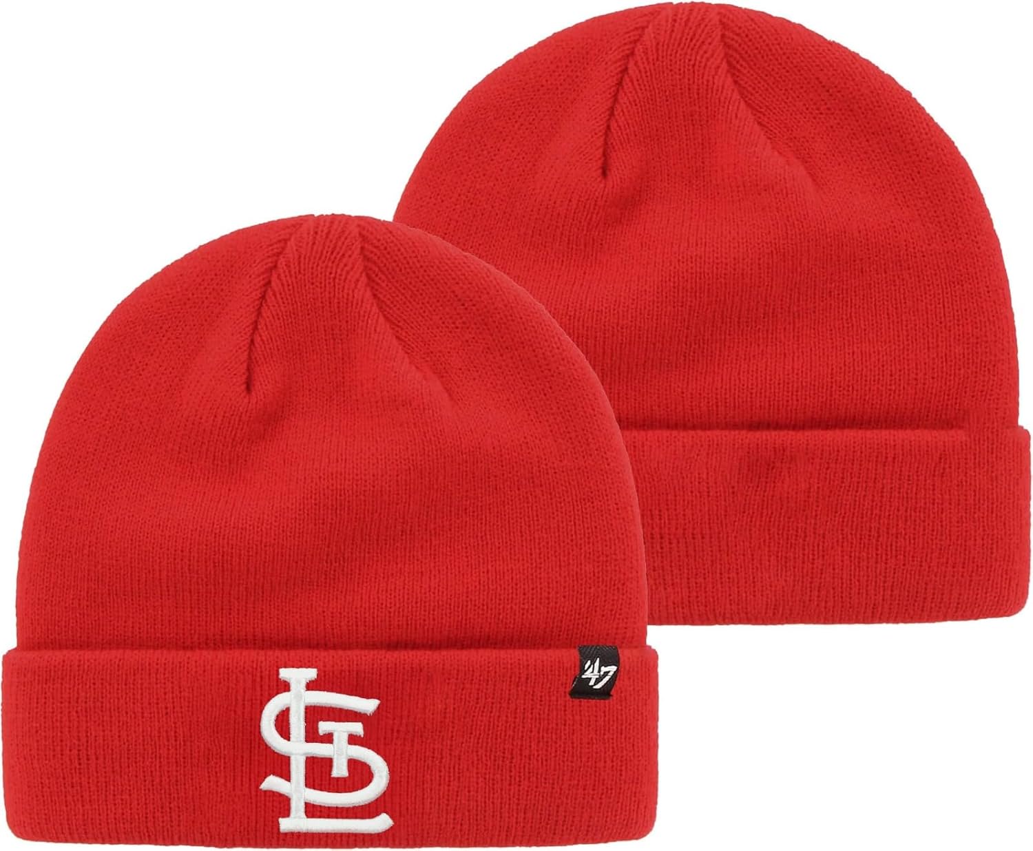 47 MLB Unisex-Adult Primary Logo Cuffed Knit Primary Logo Alternate Beanie Hat Cold Weather Hat, One Size