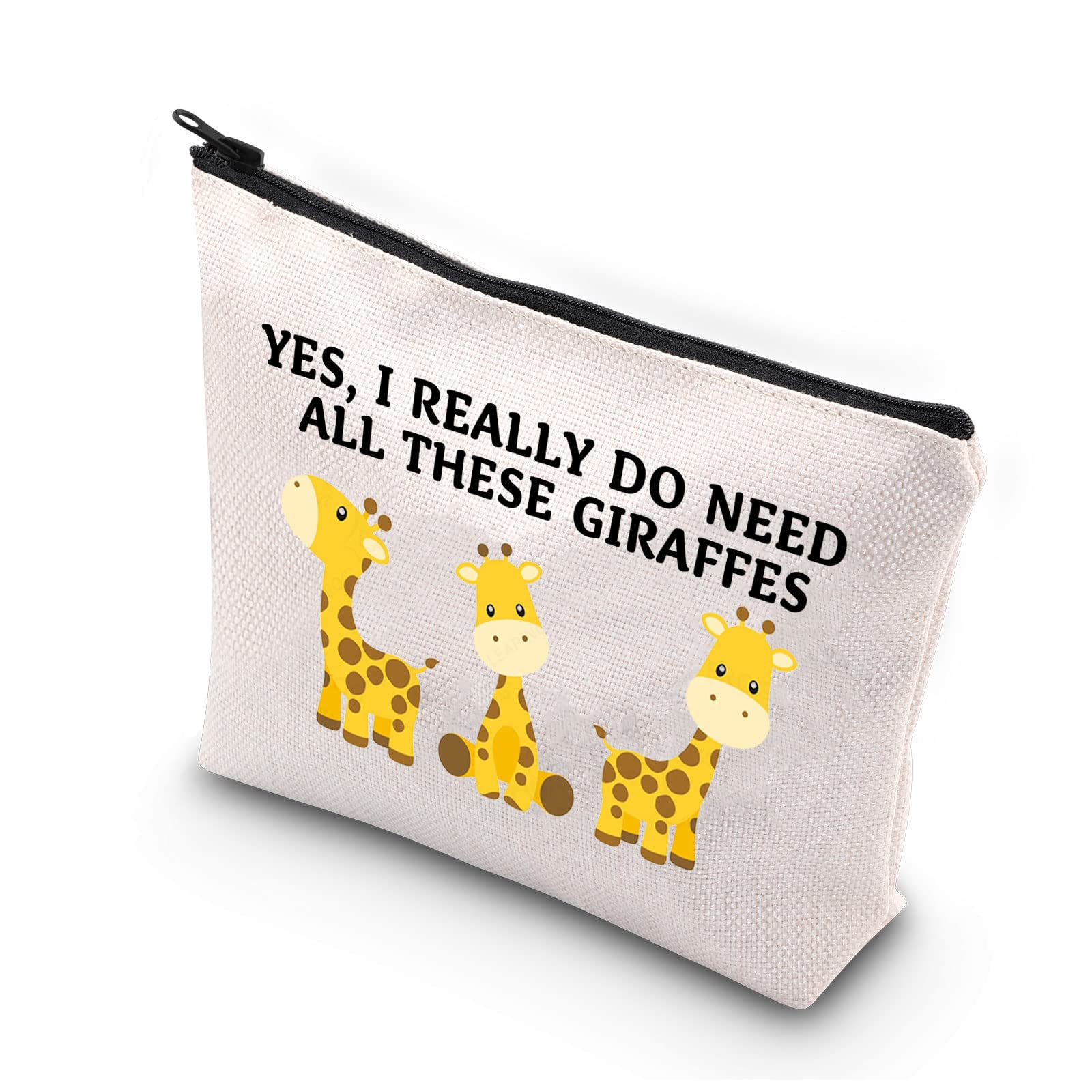BDPWSS Giraffe Gifts For Giraffe Lovers Giraffe Makeup Bag Yes i Really Do All Need These Giraffes African Animal Lover Gifts