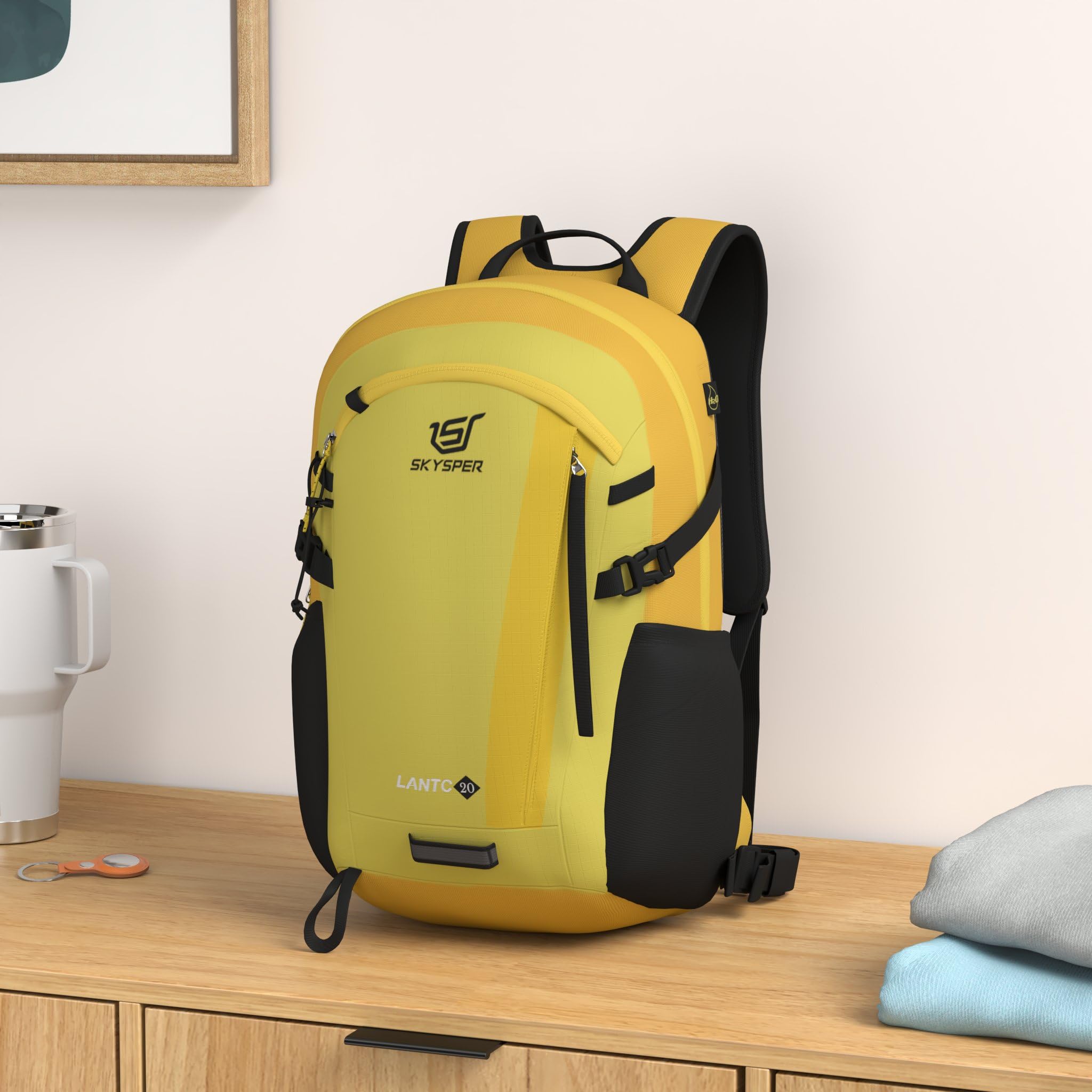 SKYSPER Small Hiking Backpack, 20L Lightweight Travel Backpacks Hiking Daypack for Women Men