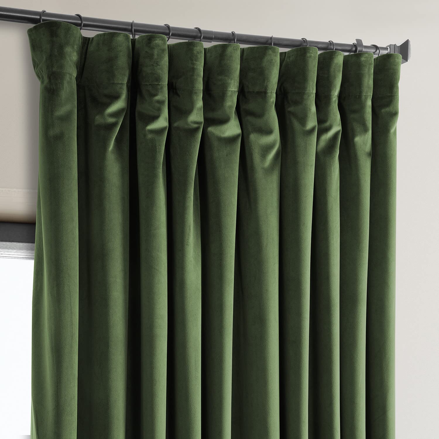 HPD Half Price Drapes Heritage Plush Velvet Curtains 108 Inches Long Room Darkening Curtains for Bedroom & Living Room 100W x 108L - Image 3