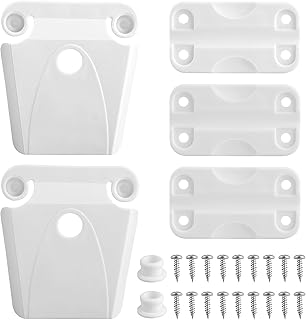 Cooler Hinge and Latch and Screws Kit, High Strength Cooler Latch Replacement Parts. Ice Chest Plastic Hinges, Latch Posts, and Screws, The Best Option for Repairing and Replacing Cooler Parts.