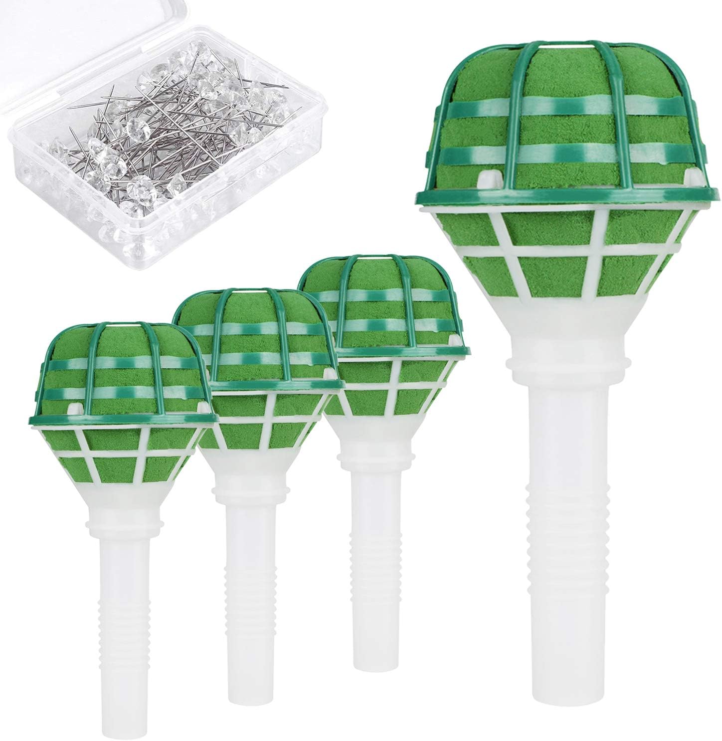 Ourtroness Bridal Flower Bouquet Holder 4 Pieces Wedding