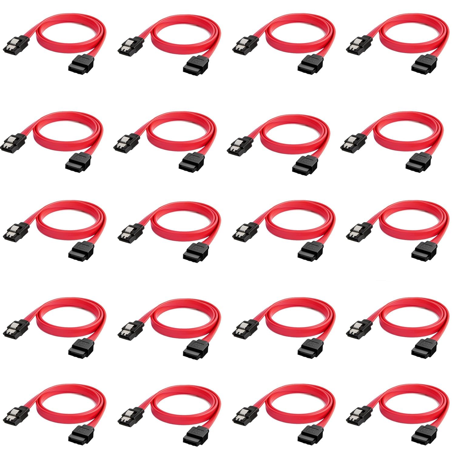 Tobo SATA III Data Cable, Red, 6Gb/s High Speed, Backward Compatible with SATA I/II, (1, RED) TD-1197CC — Amazon image 9